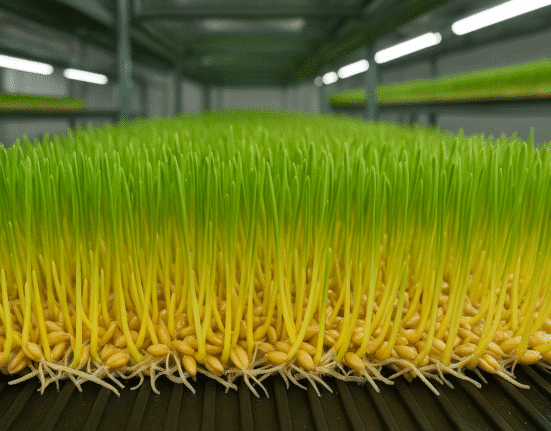 Climate change, including extreme droughts and heatwaves, is driving interest in hydroponic fodder as an alternative livestock feed.