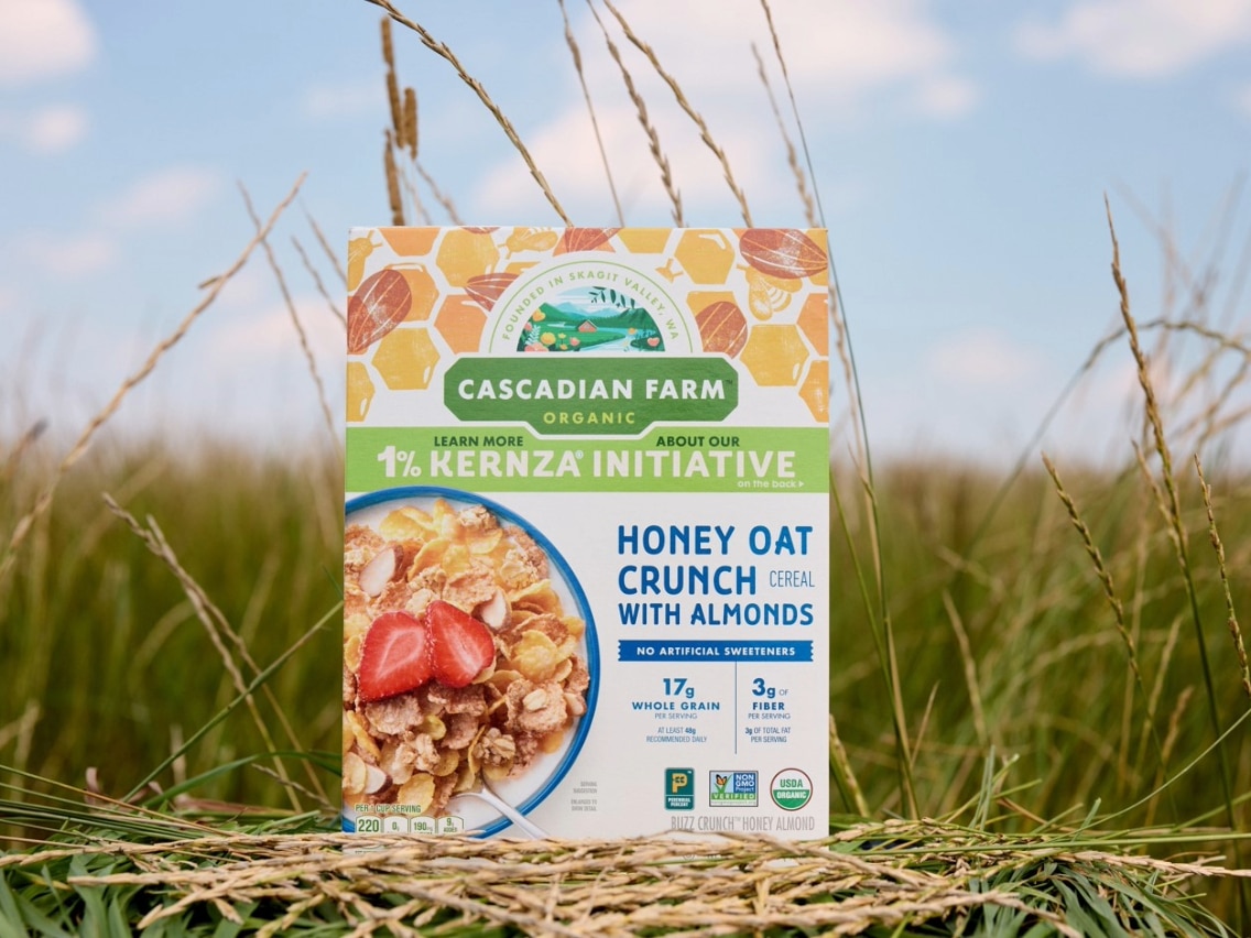 General Mills (NYSE: GIS) is scaling up the Kernza® grain market by introducing the perennial crop into four Cascadian Farm cereal varieties.