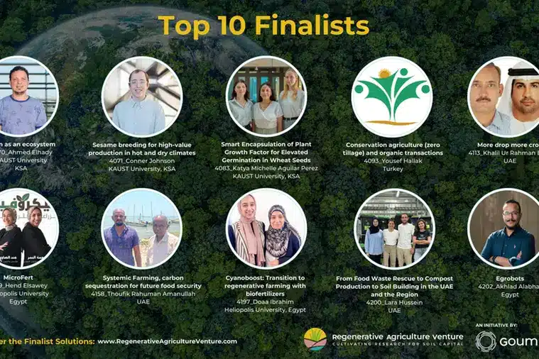 Goumbook's Regenerative Agriculture Venture Programme has identified ten projects that address sustainability challenges in agriculture across the MENAT region.