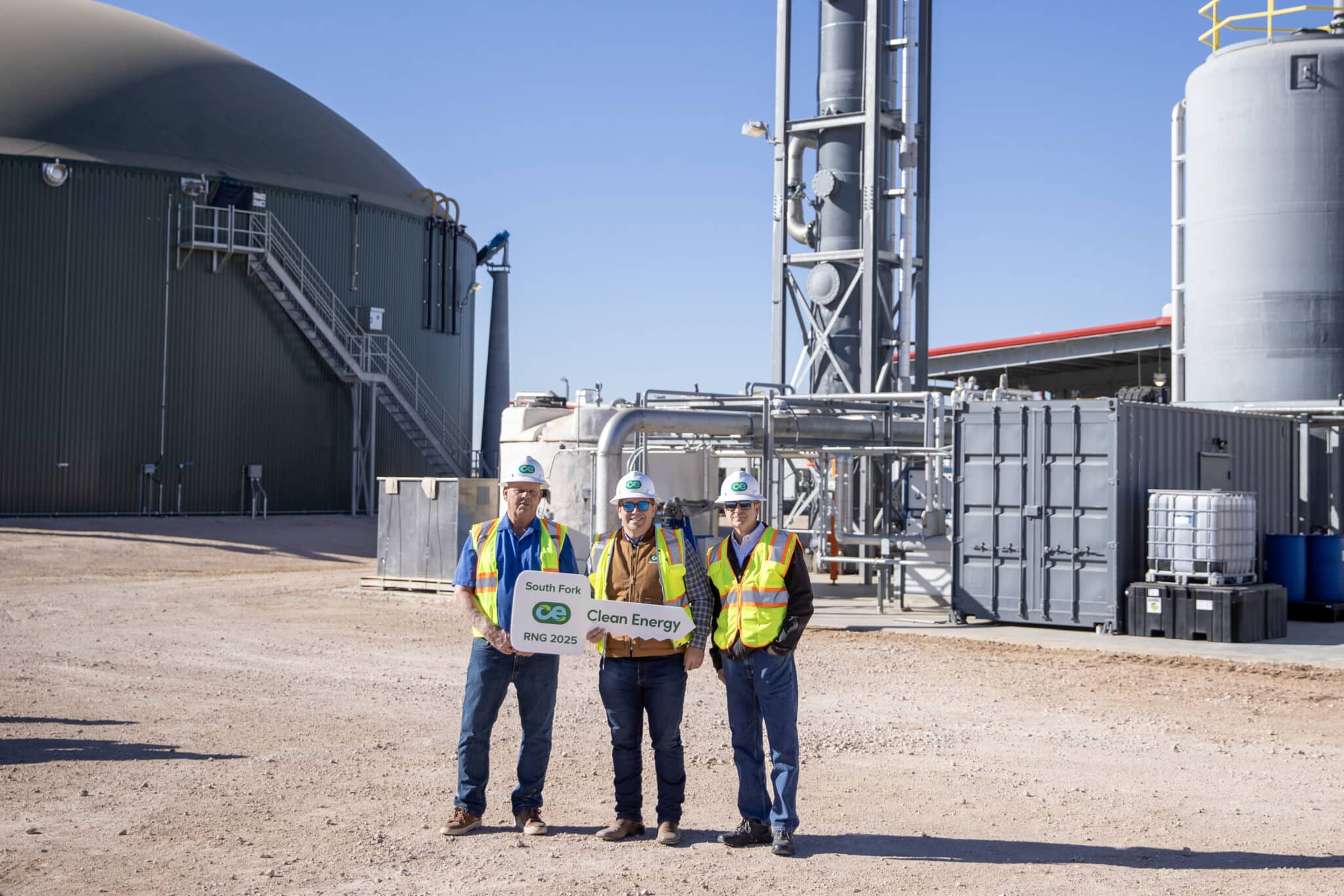Clean Energy has completed its renewable natural gas (RNG) facility at South Fork Dairy in Dimmitt, Texas.