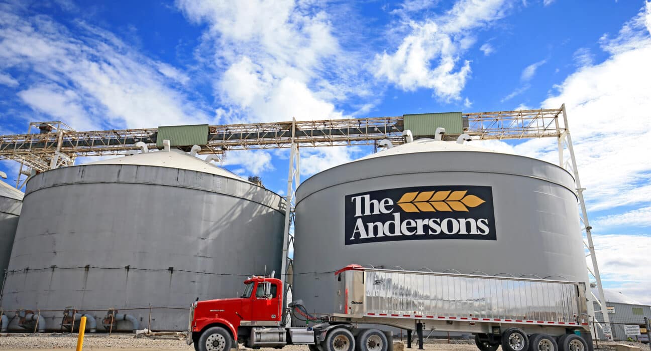 Full-year net income attributable to The Andersons was $114 million ($3.32 per diluted share), with adjusted net income of $117 million ($3.40 per diluted share).
