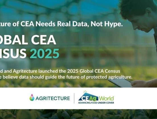 Agritecture and CEAg World have launched the 2025 Global CEA Census to gather insights from operators worldwide.
