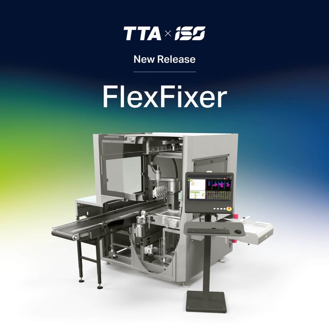 TTA-ISO launches the FlexFixer, a vision-guided robot that automates detection and correction of missing plants in transplant trays.