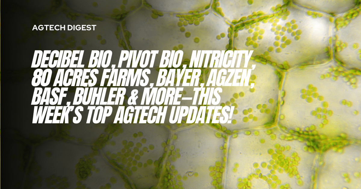 Stay updated with Agriculture Weekly News on key investments and trends in crop protection and smart irrigation technologies.