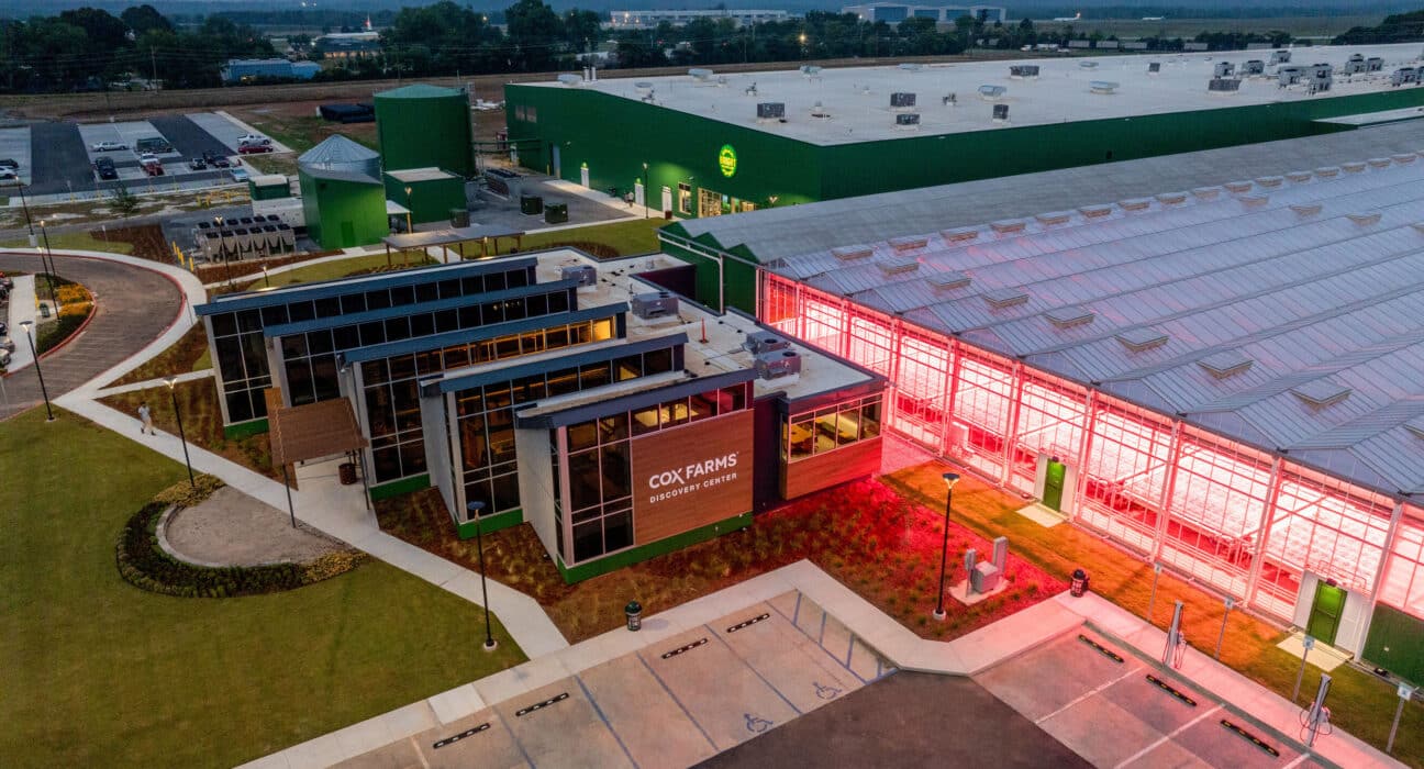 BrightFarms, an indoor farming company under Cox Farms, marked the official opening of its newest greenhouse in Macon, Georgia.