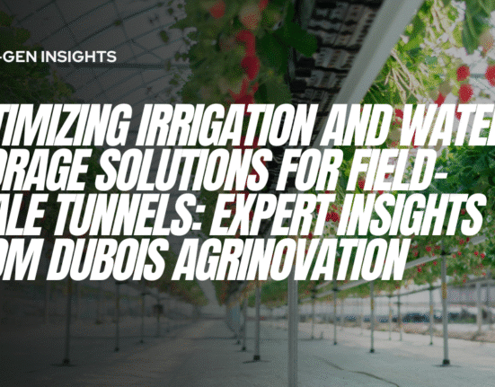 Dubois Agrinovation specializes in precision irrigation, fertigation & water treatment for field-scale tunnels used in soft fruit production.