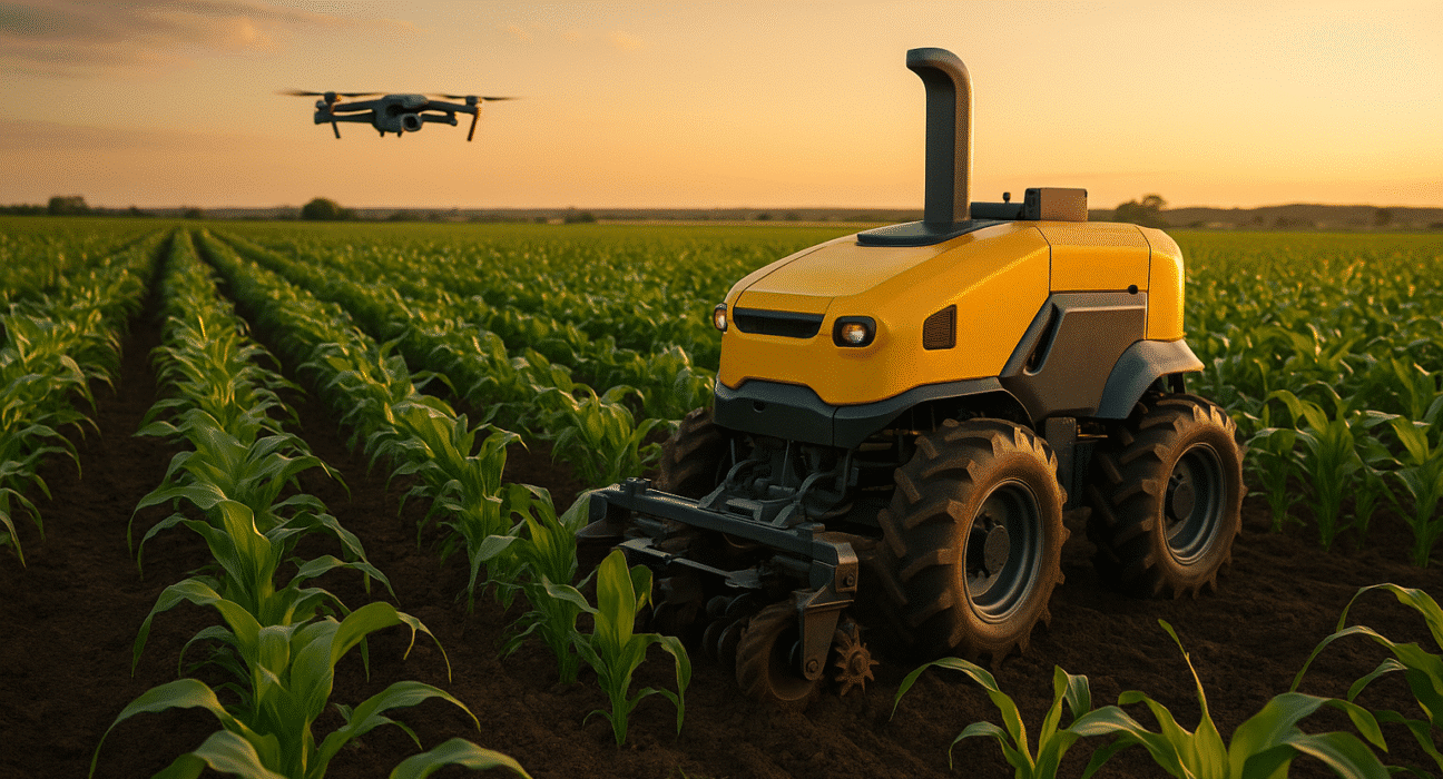 Explore the impact of AI in agriculture, enhancing decision-making and resource use for sustainable farming practices.