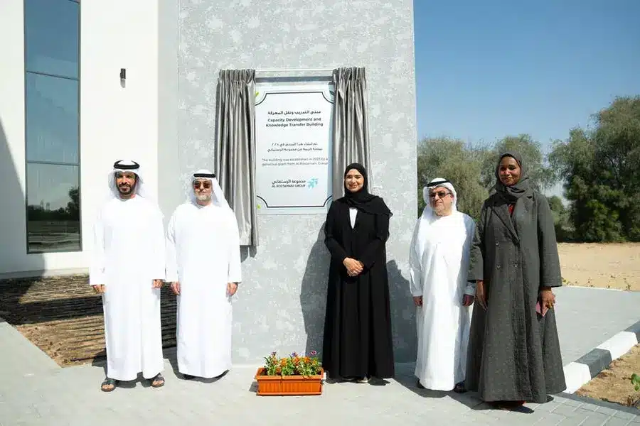 ICBA inaugurated three new agricultural research and training facilities with support from the Al Rostamani Group.