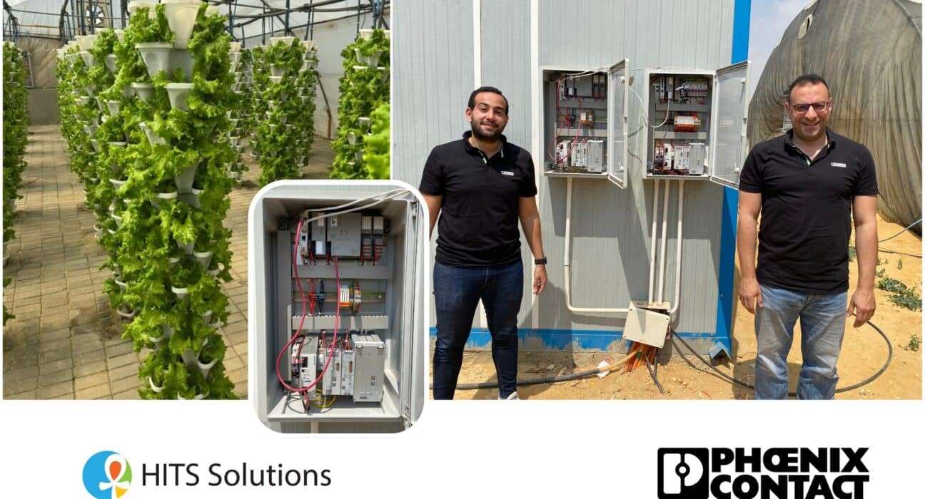 Phoenix Contact partnered with HITS Solutions to launch a precision agriculture prototype for hydroponic farming in Egypt.