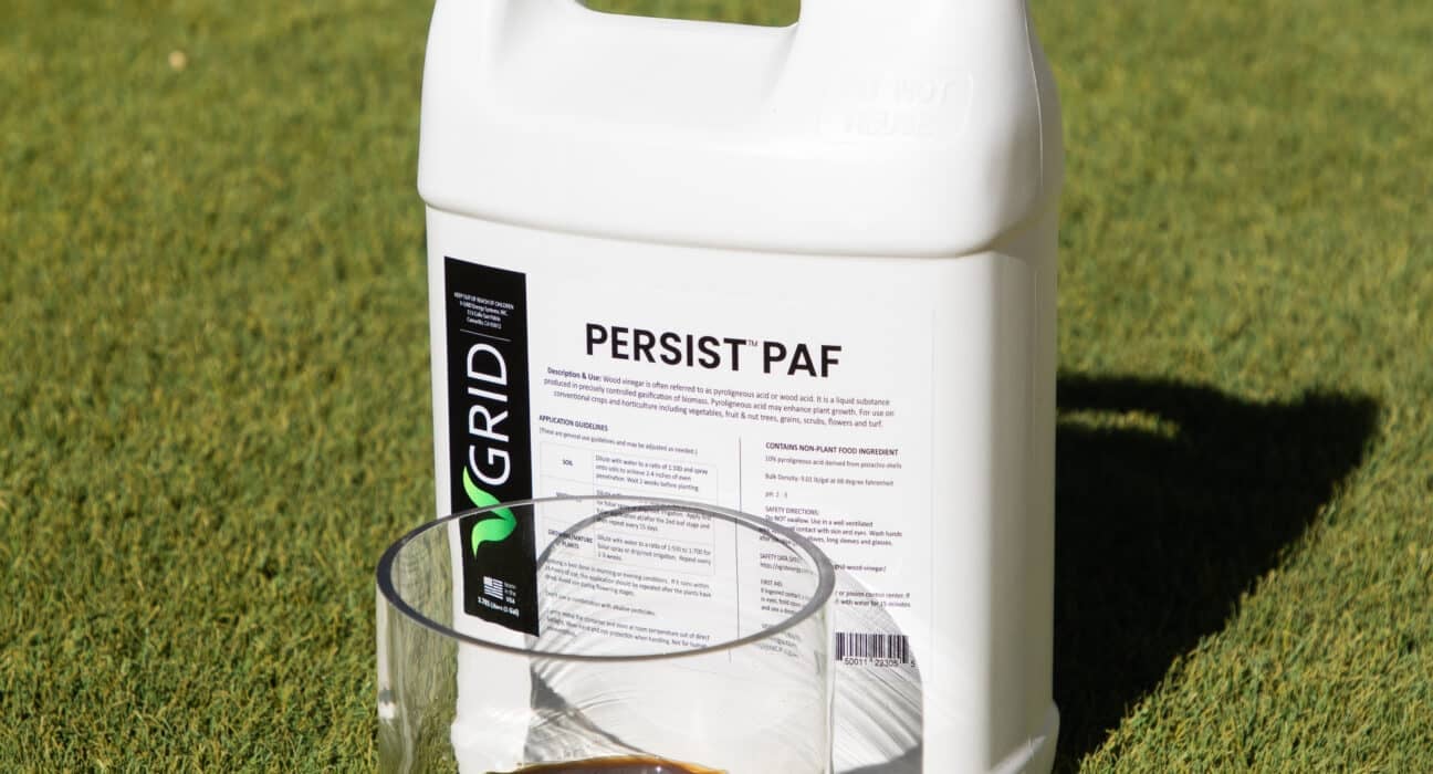 A recent academic study in the Netherlands has found that Persist® PAF, a liquid enhancer for plants and soil, increased beneficial microbial populations when used to treat pistachio shell biochar in hydroponic tomato production.