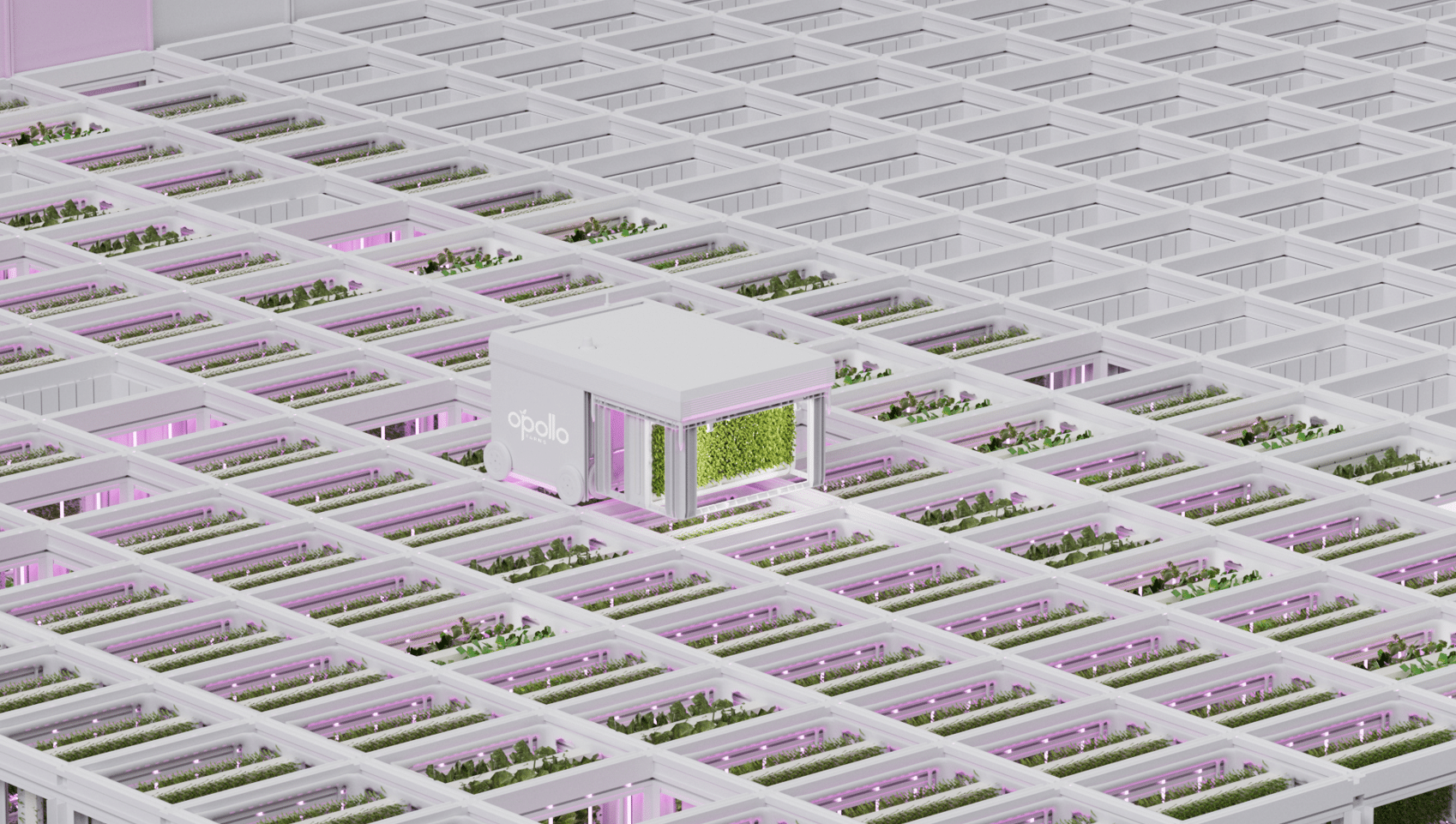 OnePointOne, in partnership with AutoStore, introduced Opollo Farm, a fully automated vertical farming platform situated just outside Phoenix