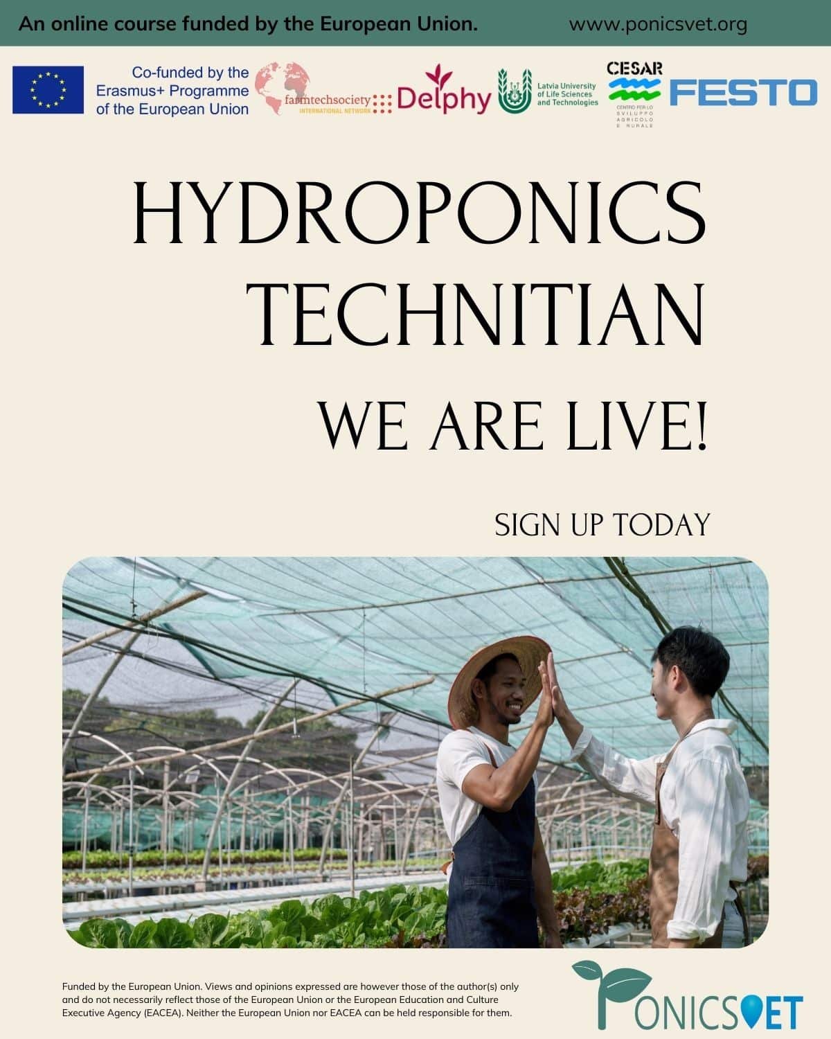 Enroll in the Controlled Environment Agriculture Course and fill the talent gap in this expanding sector with expert training.