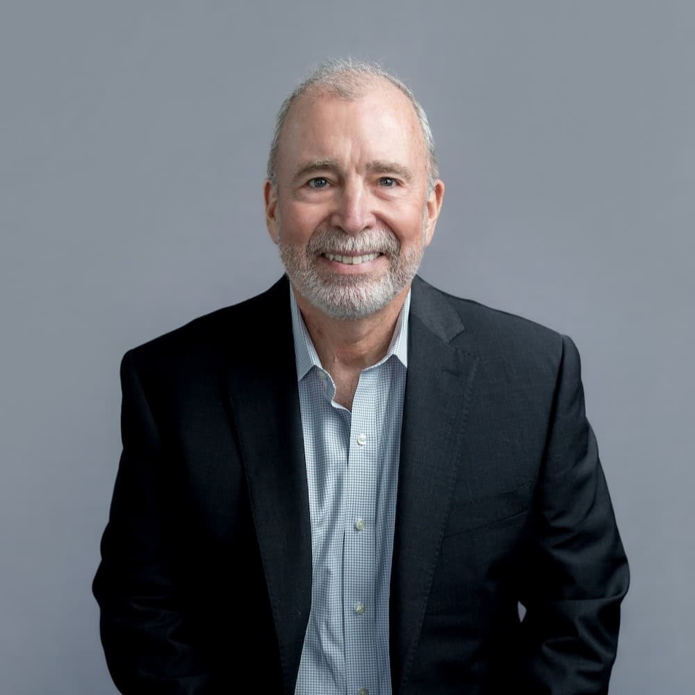 Tom Meade emphasizes the continued importance of human oversight in molecule design and AI validation.