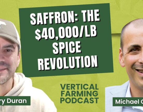 Michael Oster, CEO of Saffron Tech, discussed his entry into agriculture after more than two decades in energy and real estate.