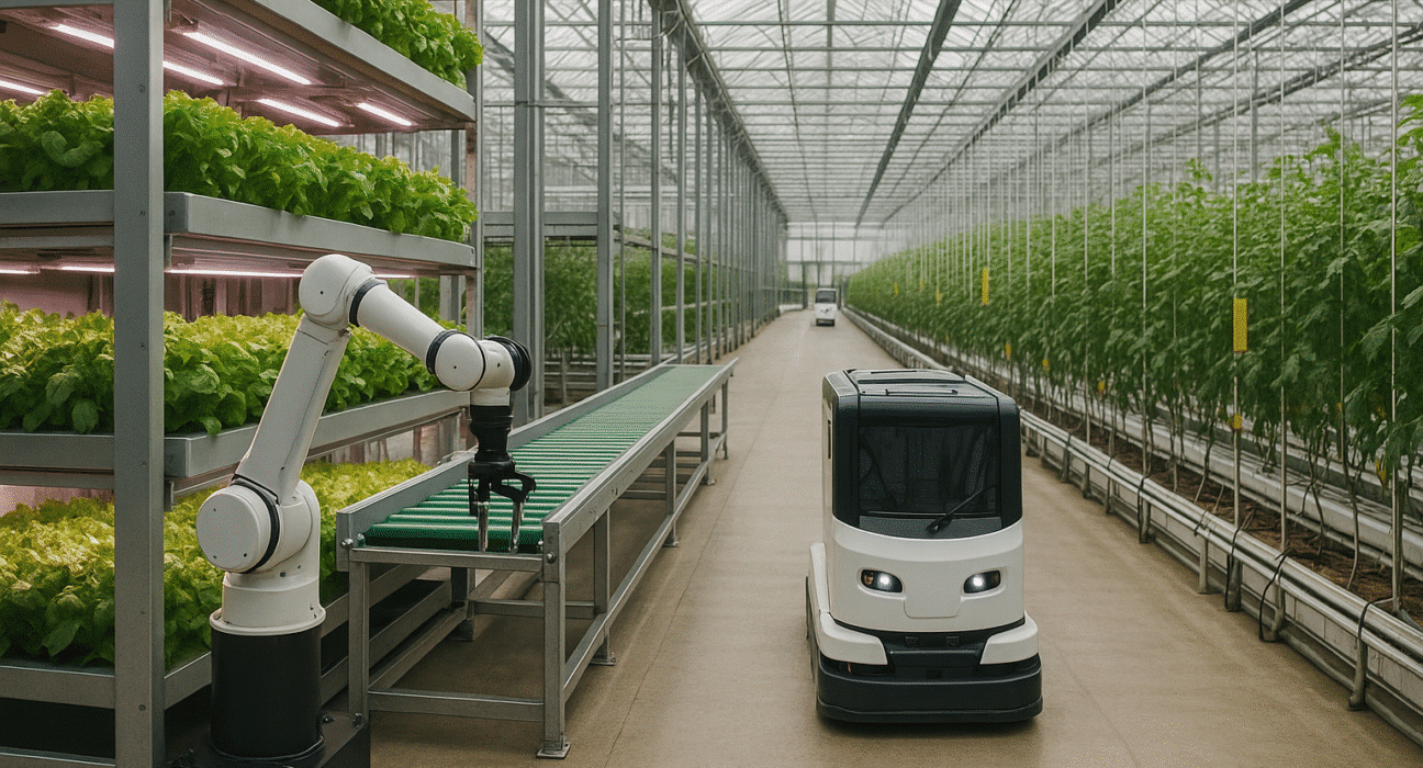 Explore the future of Europe indoor farming automation with AI-assisted systems and sustainable solutions for optimal crop yields.