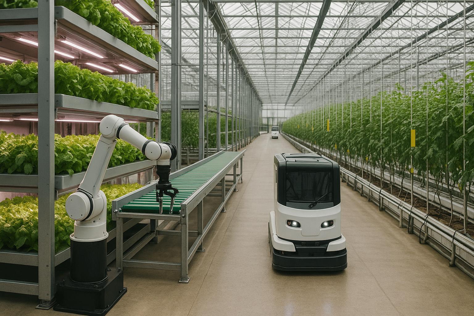 Explore the future of Europe indoor farming automation with AI-assisted systems and sustainable solutions for optimal crop yields.