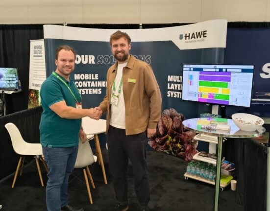 The partnership combines LettUs Grow’s Advanced Aeroponics™ tech with HAWE Cultivation Systems’ experience in mobile cultivation systems.