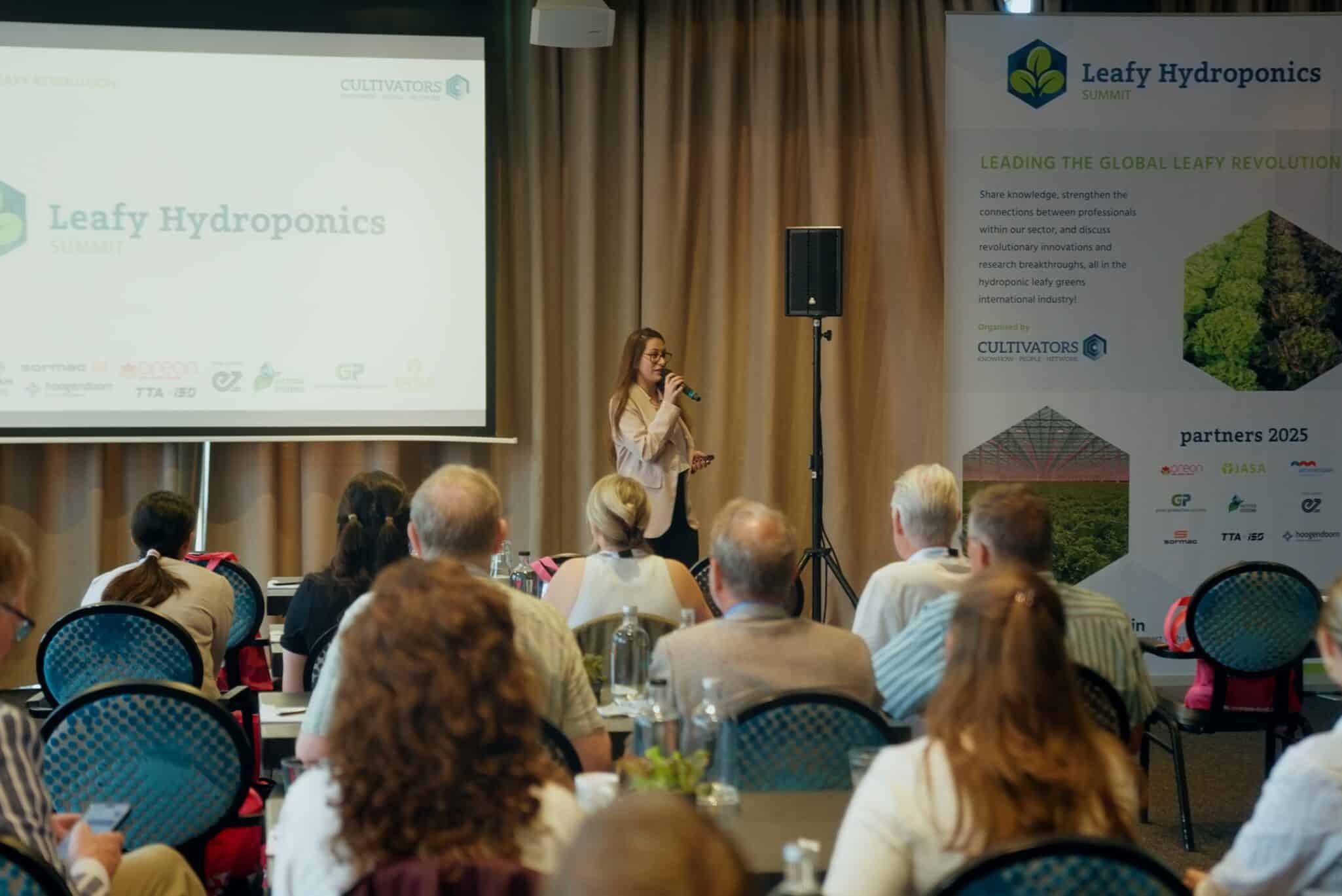 Approximately 100 industry professionals attended the second Leafy Hydroponics Summit by Cultivators, gathering from across continents.