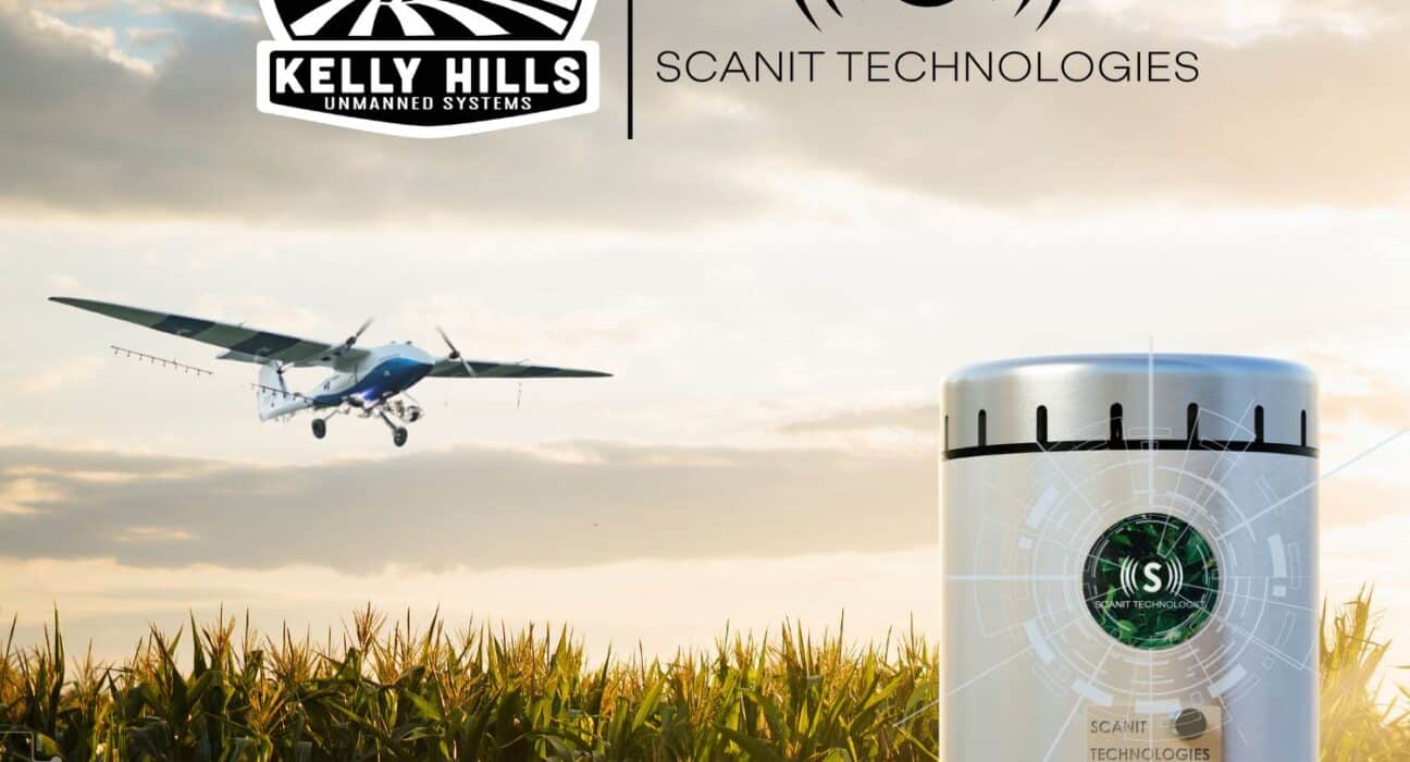 Scanit Technologies, Inc. has partnered with Kelly Hills Unmanned Systems to develop an Autonomous Crop Protection Stack, aimed at improving disease response timing in crops such as corn and soybeans.