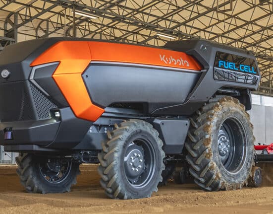 Kubota Corporation unveiled its autonomous hydrogen fuel cell tractor concept at the “Hydrogen Energy Park!!” during Expo 2025 Osaka Kansai.