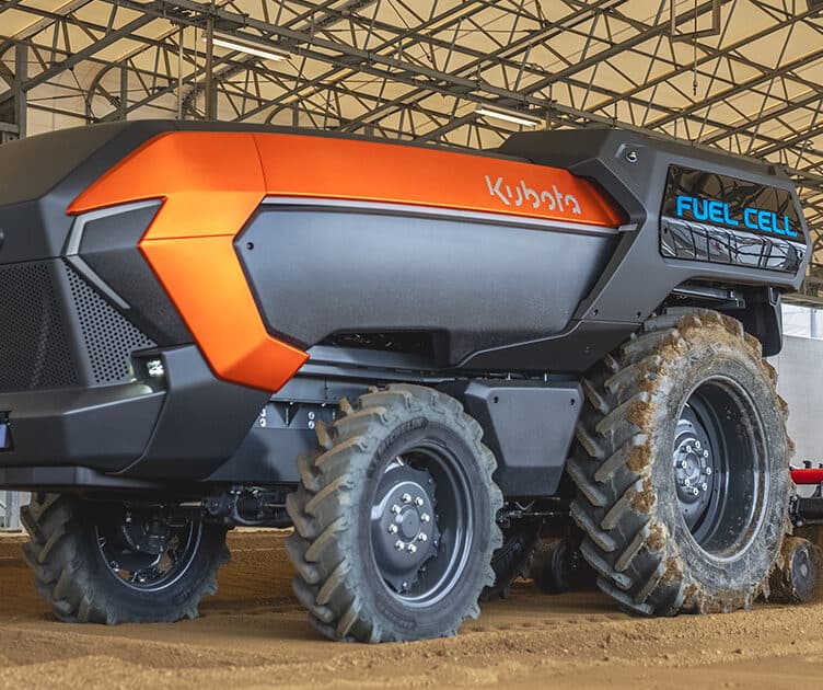 Kubota Corporation unveiled its autonomous hydrogen fuel cell tractor concept at the “Hydrogen Energy Park!!” during Expo 2025 Osaka Kansai.
