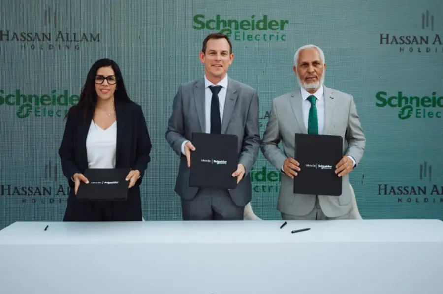Schneider Electric and Hassan Allam Holding sign MoU to implement a pilot Water-Energy-Food Nexus project in El Nouras village, Egypt