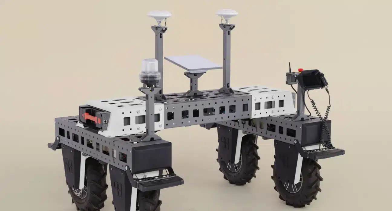 Bonsai Robotics introduced its new Amiga lineup—Amiga Flex, Amiga Trax, and Amiga Max—marking its first integrated release since acquiring farm-ng in July 2025.