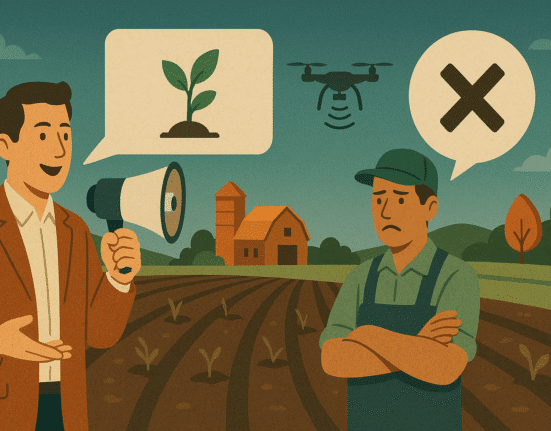 Explore effective AgTech messaging that resonates with farmers by using stories and measurable outcomes to build trust.