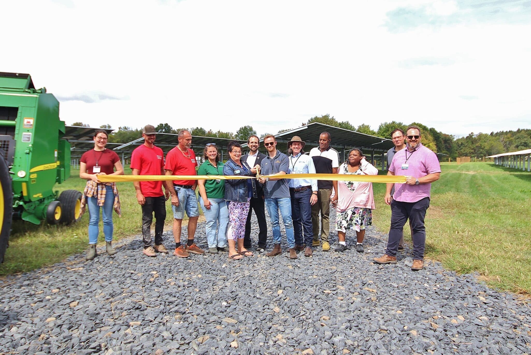 Lightstar Renewables launches NY’s first agrivoltaics project at DiMartino Farm, combining solar energy with productive farmland.