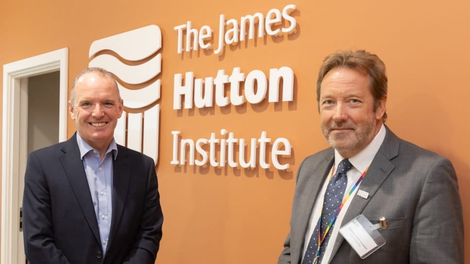 The James Hutton Institute received a £3 million investment from Scottish Enterprise for its high throughput phenotyping facility.