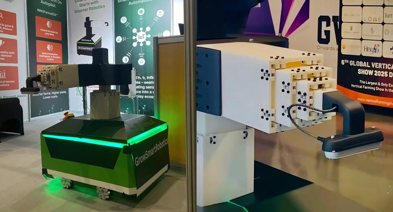 INNOFarms.AI introduced its GrowSmartRobotics platform at the 6th Global Vertical Farming Show (GVF) 2025 Dubai.