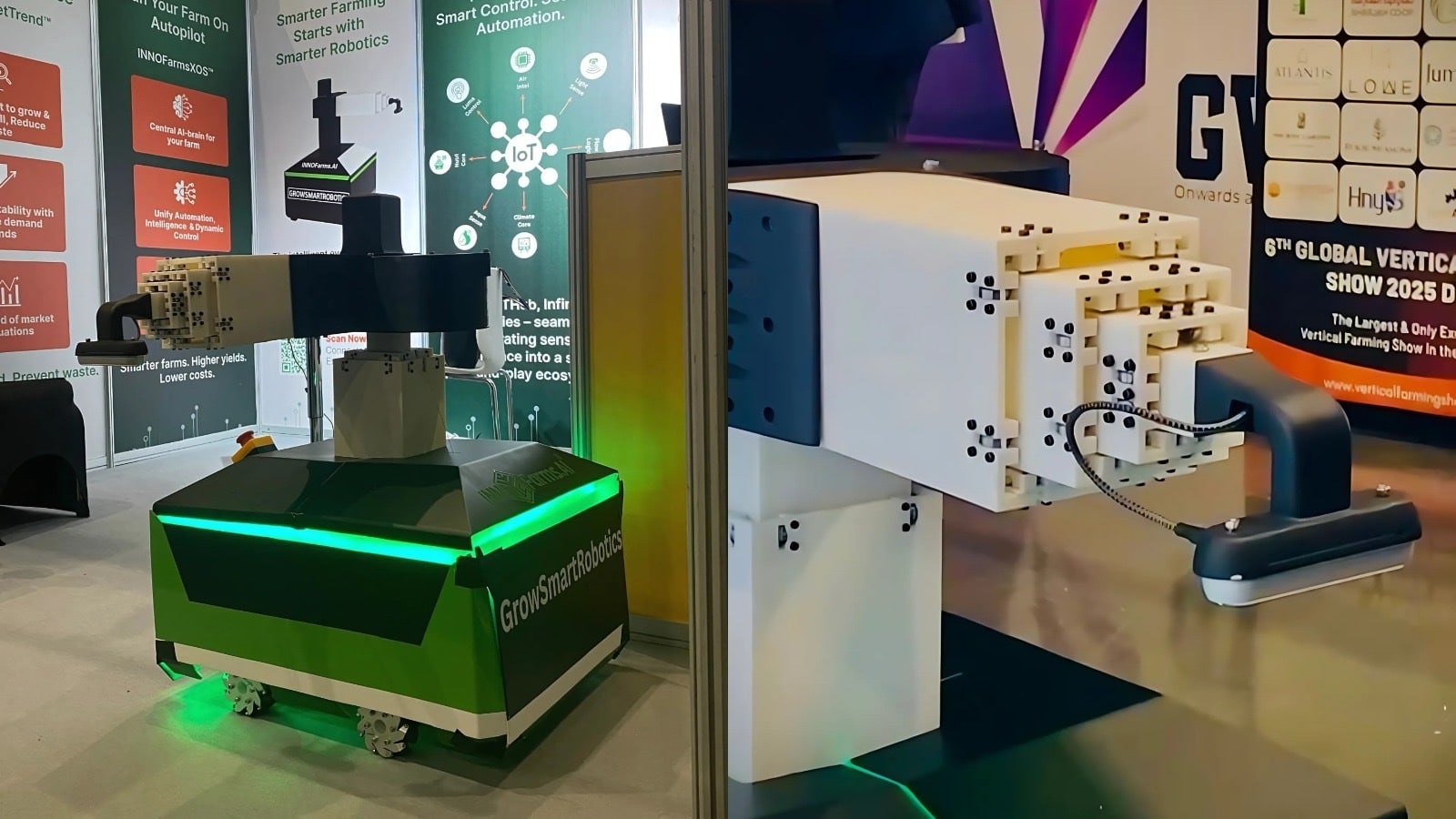 INNOFarms.AI introduced its GrowSmartRobotics platform at the 6th Global Vertical Farming Show (GVF) 2025 Dubai.