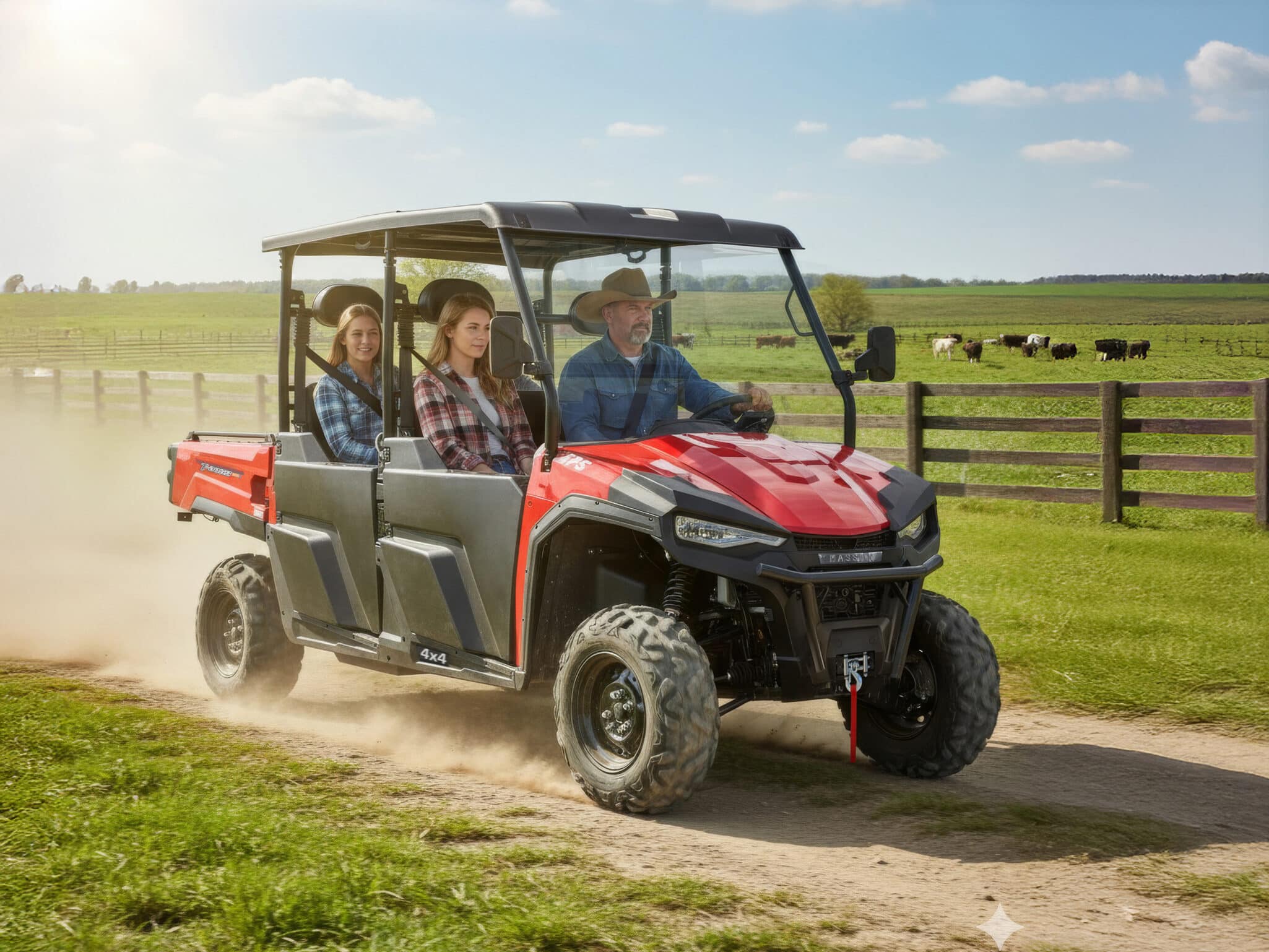 Massimo Group (NASDAQ: MAMO) introduces two new utility terrain vehicles (UTVs): the Buck 450 4WD and the T-Boss 900L Crew.