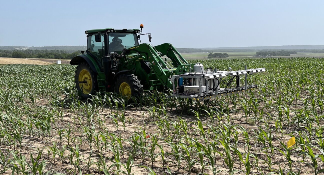 A study in the Weed Science Society of America, reports that sprayers equipped with AI can significantly reduce foliar herbicide use.