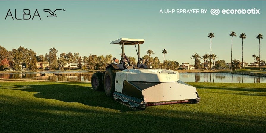 Ecorobotix has introduced ALBA, an ultra-high precision sprayer designed for professional turf and grassland weed management.