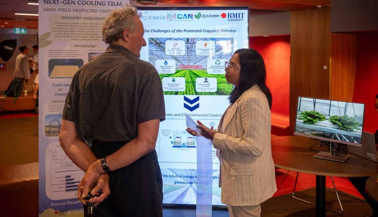 RMIT University has launched the ARC Research Hub for Intelligent Energy Efficiency in Future Protected Cropping (E2Crop Hub).