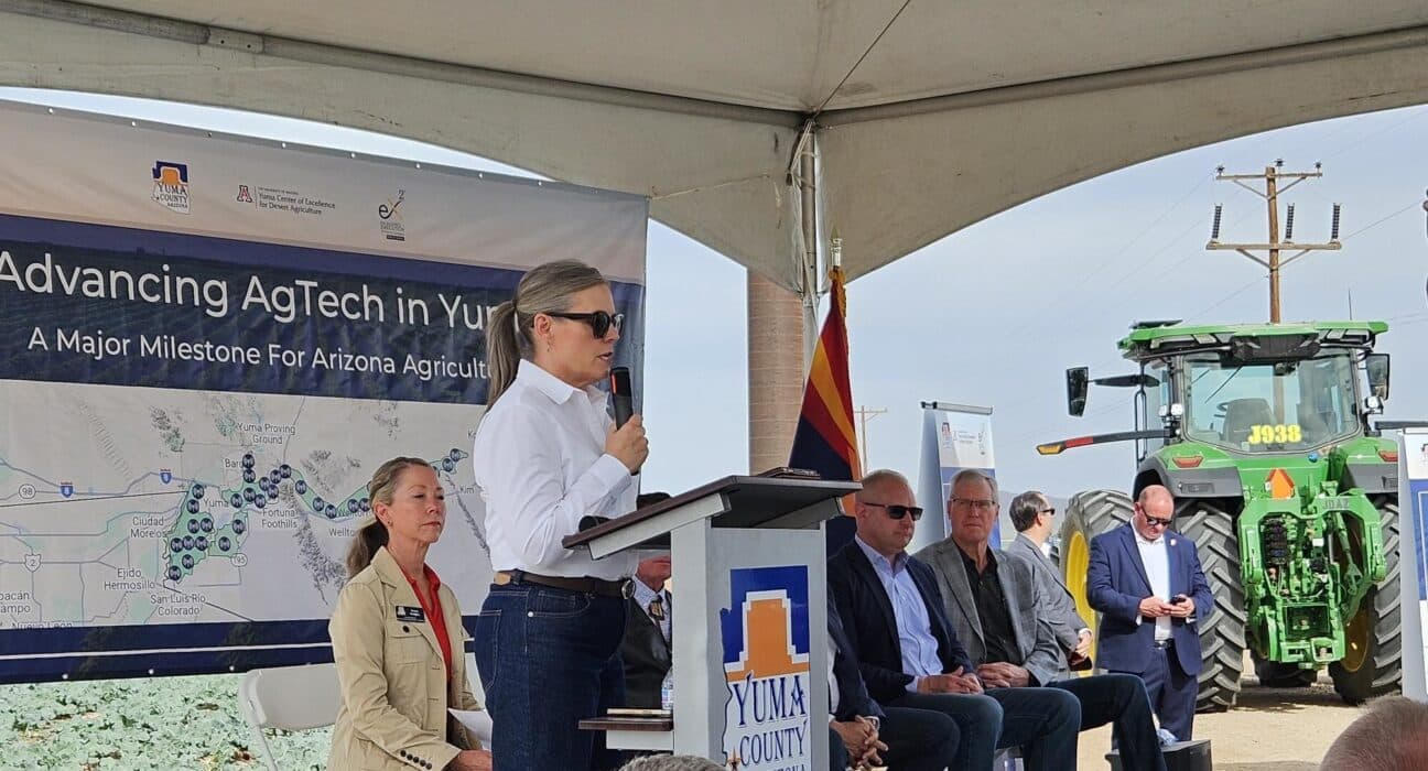 eX² Technology joined Arizona state & local leaders to commemorate the launch of an ag-focused wireless tower network in Yuma County.