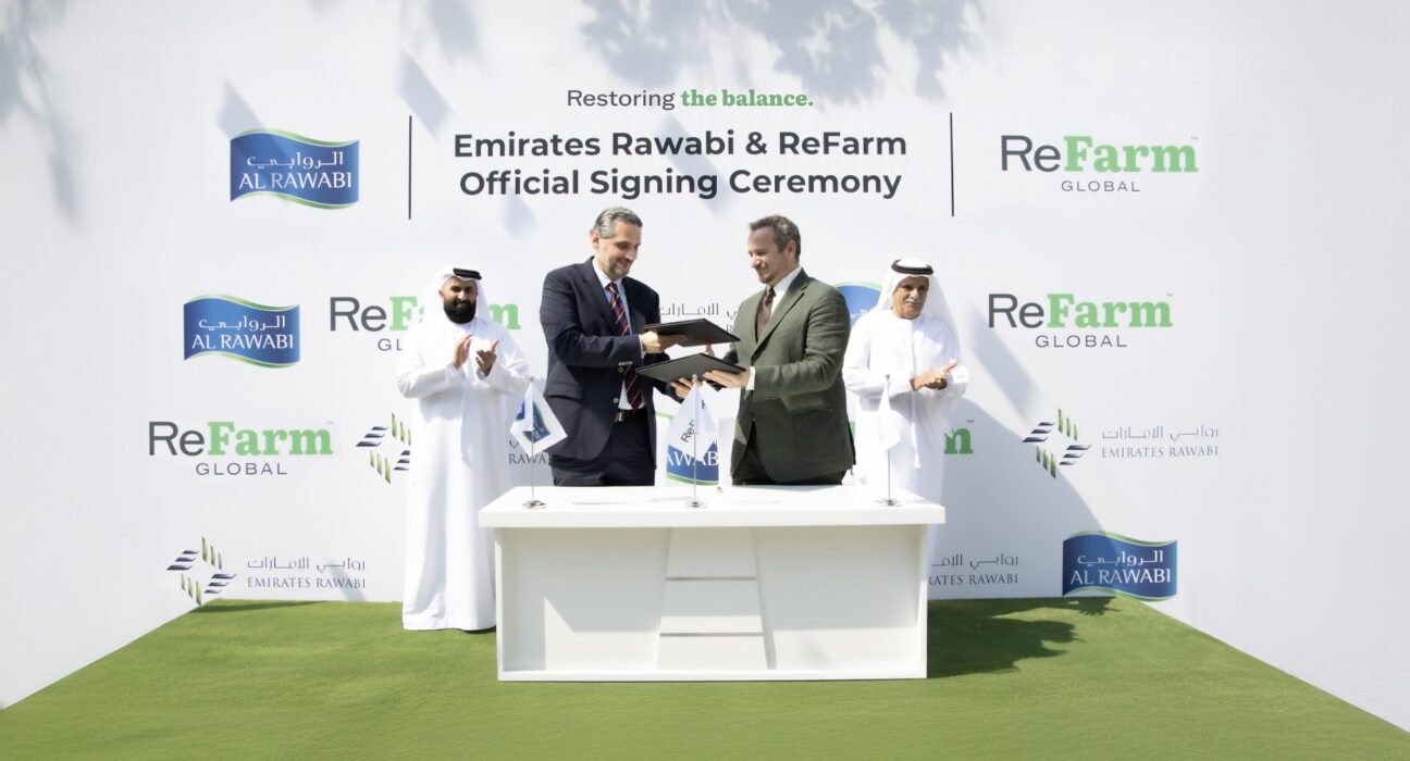 Emirates Rawabi PSC and ReFarm Global Investments LLC have entered a strategic partnership to develop regenerative, circular, and resource-efficient solutions for food production and urban landscaping in the UAE.