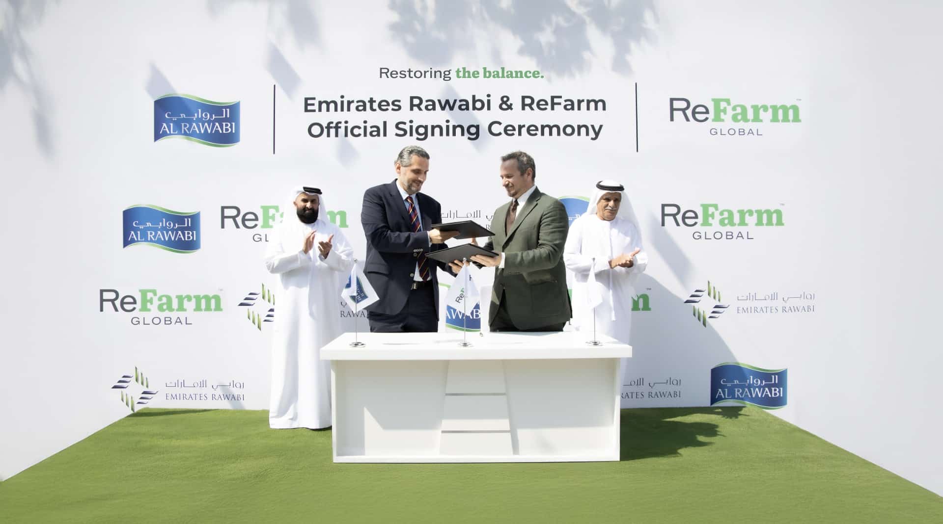 Emirates Rawabi PSC and ReFarm Global Investments LLC have entered a strategic partnership to develop regenerative, circular, and resource-efficient solutions for food production and urban landscaping in the UAE.
