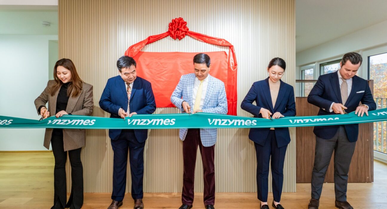 Vnzymes, the subsidiary of VTR Biotech Group, has officially opened its new office in Frankfurt, expanding its presence in Europe.