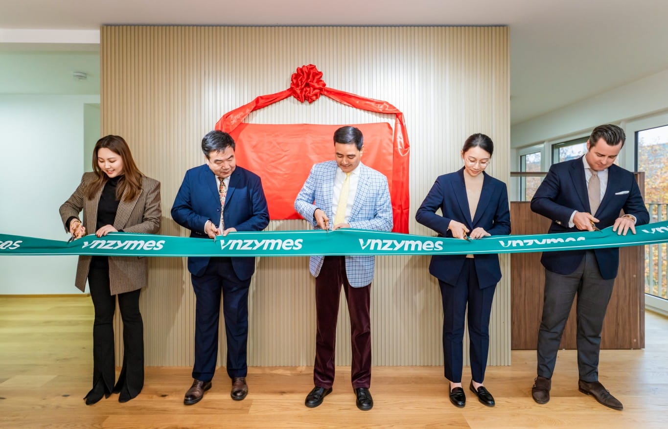 Vnzymes, the subsidiary of VTR Biotech Group, has officially opened its new office in Frankfurt, expanding its presence in Europe.