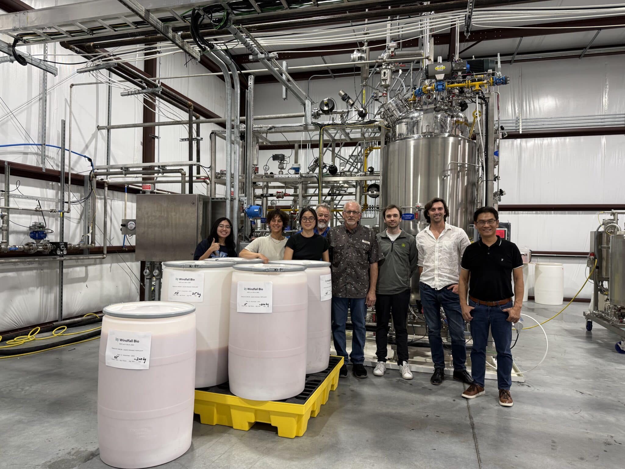 Windfall Bio has opened a commercial-scale demonstration facility in Houston showcasing its methane-to-value bioreactor platform.