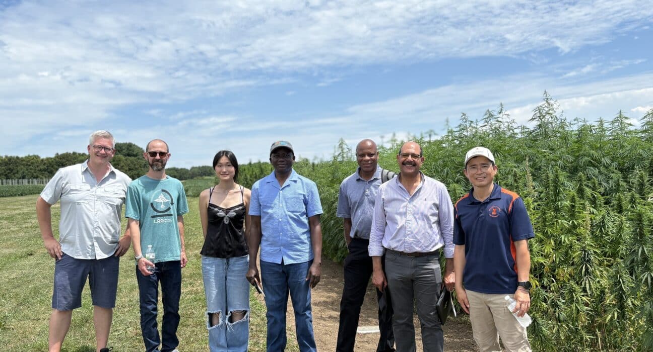 A first-of-its-kind U.S. field trial is testing Class A biosolids fertilizer for industrial hemp grain and fiber production.