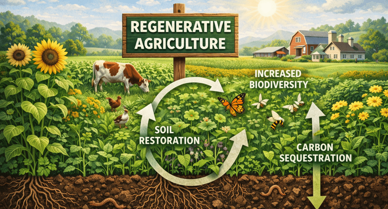 Discover how regenerative agriculture practices are being adopted globally to combat yield volatility and high input costs.