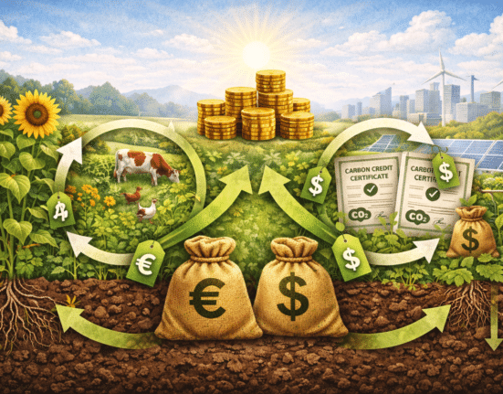 Capital flows in agricultural carbon markets and regenerative agriculture are heavily concentrated in North America and Europe.