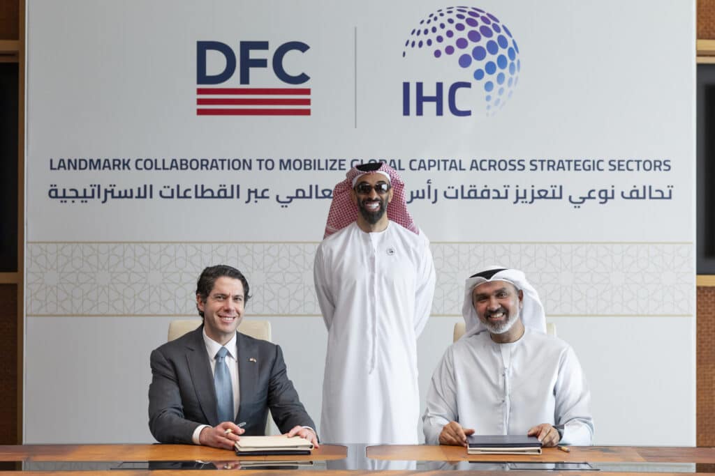IHC has signed a strategic framework agreement with the U.S. International Development Finance Corporation (DFC).