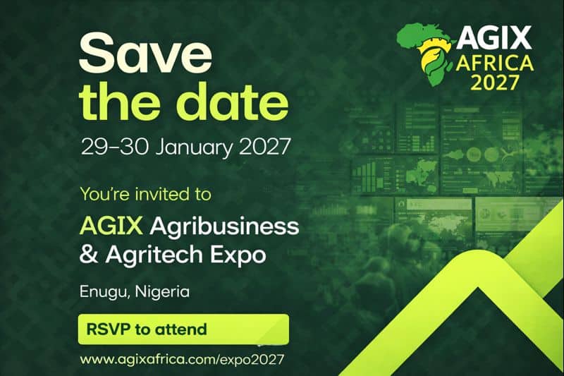 The AGIX Agribusiness & Agritech Expo 2027 is a pan-African agribusiness and agritech conference and exhibition bringing together stakeholders across the food, agriculture, and industrial value chains.