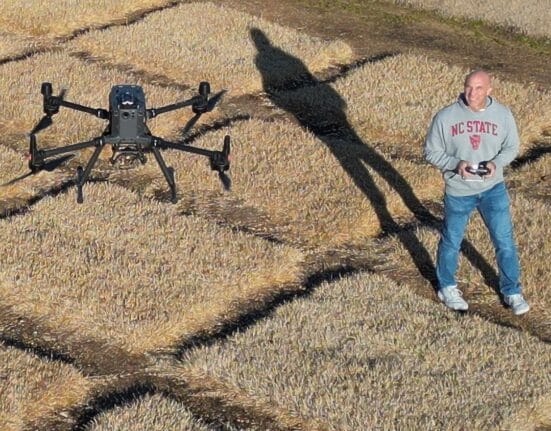 NC State University's AIRS (Automating Intelligence from Research Stations) project released a software suite in December 2025 enabling researchers to access weekly drone-collected imagery from two North Carolina research stations.