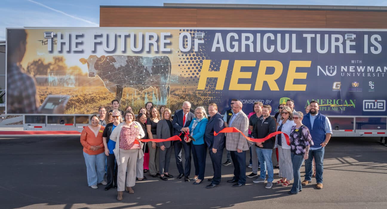 Newman University launched the Smart Mobile Agriculture Lab, a $1M climate-controlled facility designed as an educational tool.