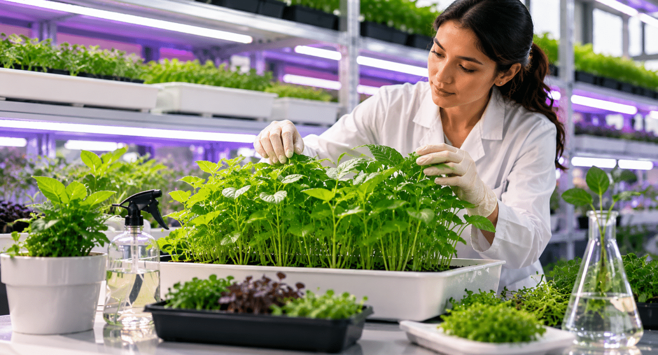 Indoor farming for cosmetics solves the batch inconsistency that has long undermined botanical active supply chains.